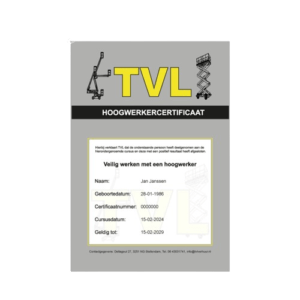 Hoogwerker cursus